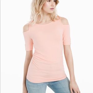 White House Black Market-XL-Cold Shoulder Top